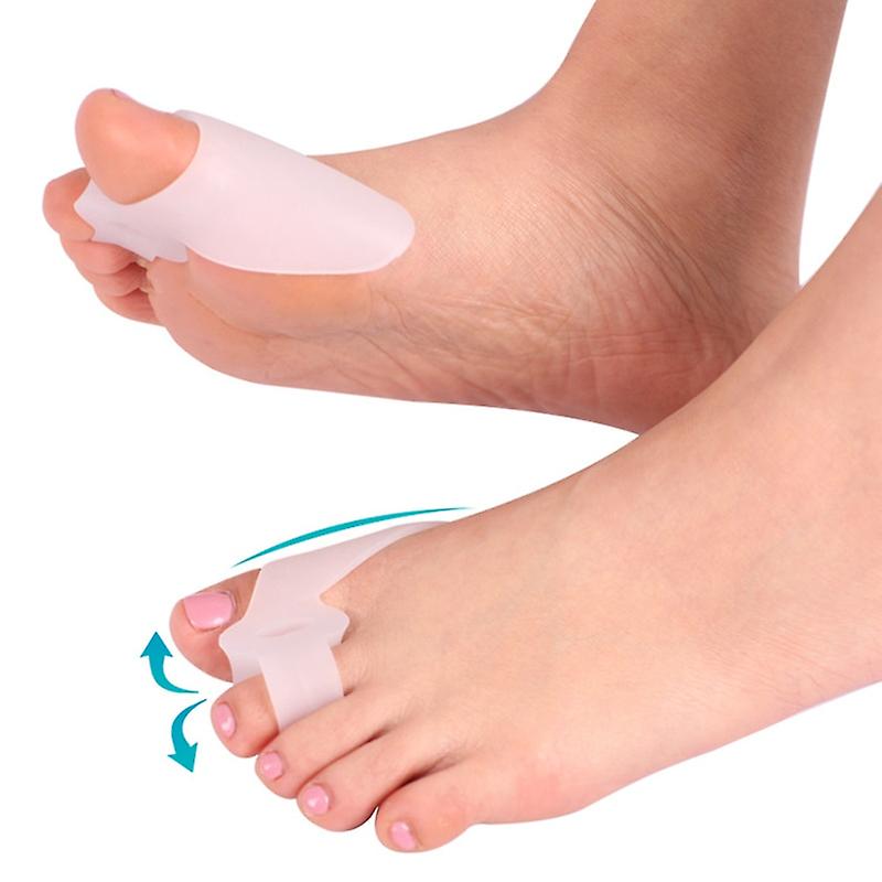 Tåspreder silikon, hallux valgus (2 stk)