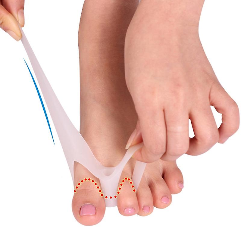 Tåspreder silikon, hallux valgus (2 stk)