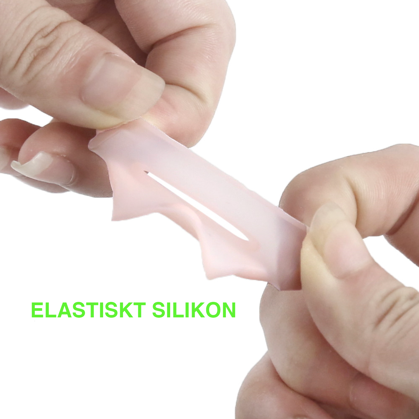Negletett korrigerende silikonbeskytter for stortåen (2 stk.)