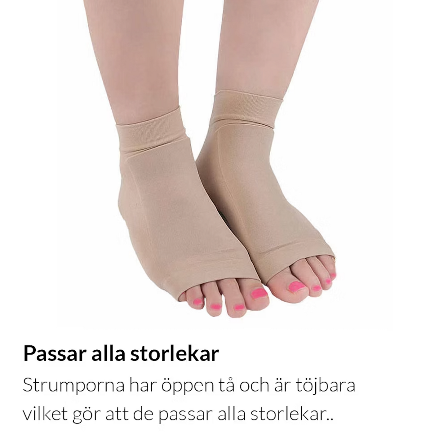Støttesokk for hælsporer