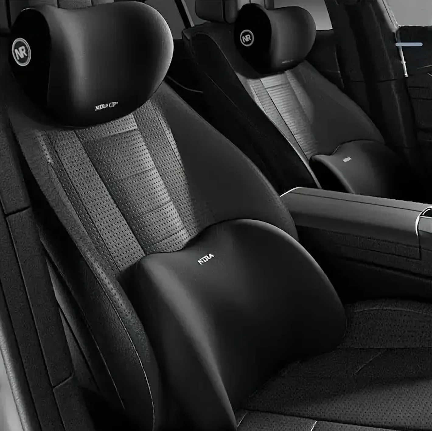 2-i-1 hodestøtte og nakkestøtte for bilen: Ergonomisk komfort for lange reiser