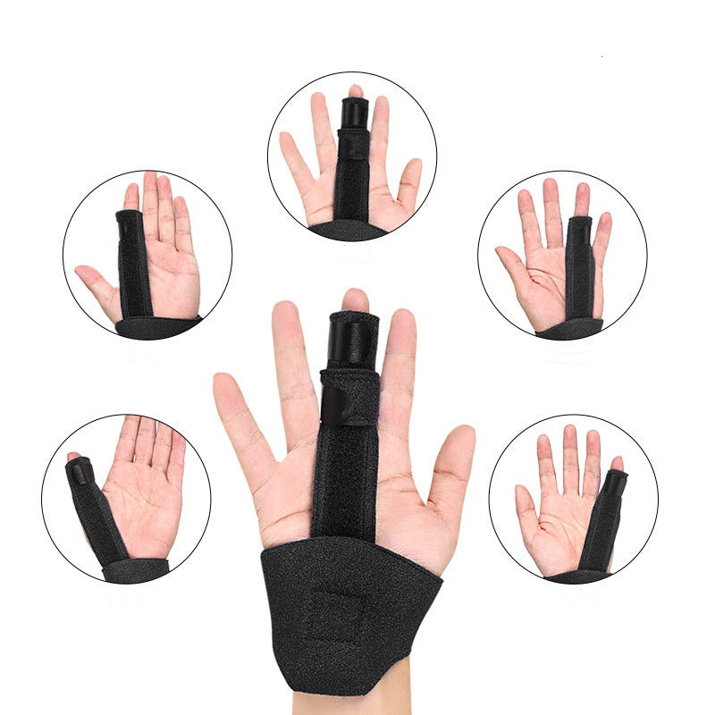 Effektiv fingerskinne med håndleddsstøtte