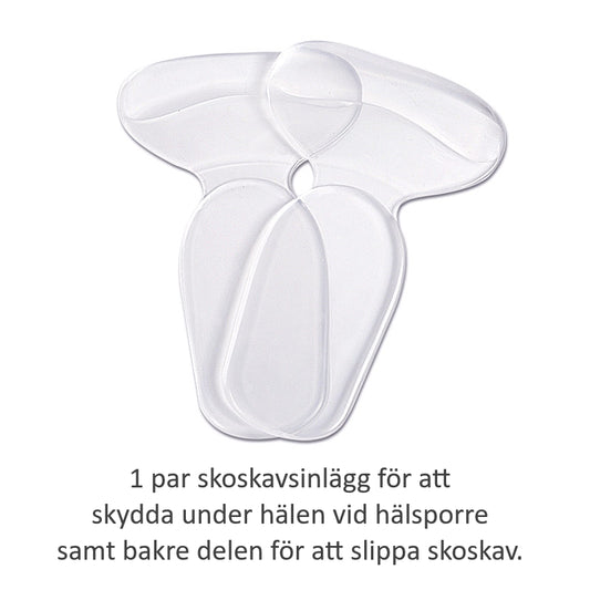 Skoinnlegg, hæl (2 stk.), Hælspore