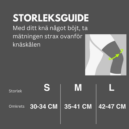 Knestøtte, kompresjon