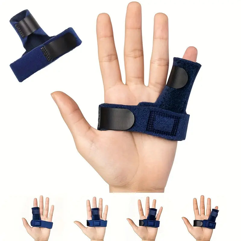 Justerbar fingerskinne med aluminiumsstøtte – stabiliserende støtte for fingrene