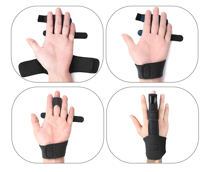 Effektiv fingerskinne med håndleddsstøtte