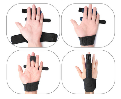 Effektiv fingerskinne med håndleddsstøtte