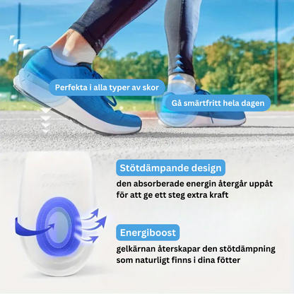 Hæl innersåle, hælspore, gel (2 stk)