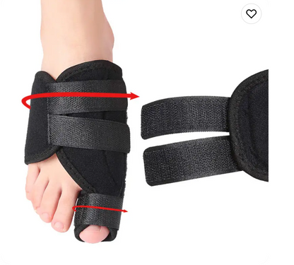 Nattstøtte for hallux valgus (2 stk.)